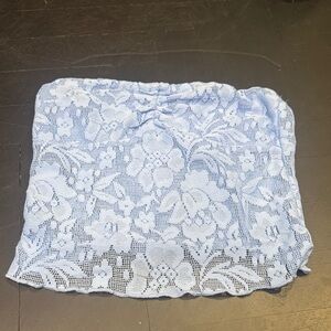 RSQ Light Blue Lace Tube Top